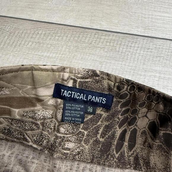 Tactical Camo Pants Size 38 Men’s Combat Cargo Utility Camouflage Y2K Street - Picture 7 of 10